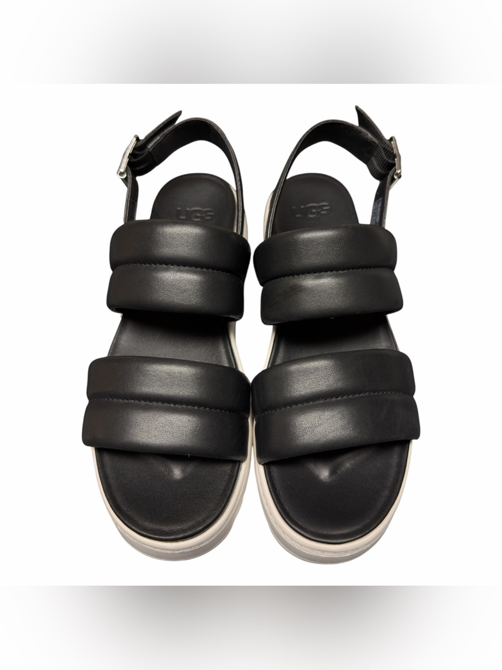 UGG | Women's Zayne Slingback Black Sandals | Size 9M | EUC - Picture 2 of 9